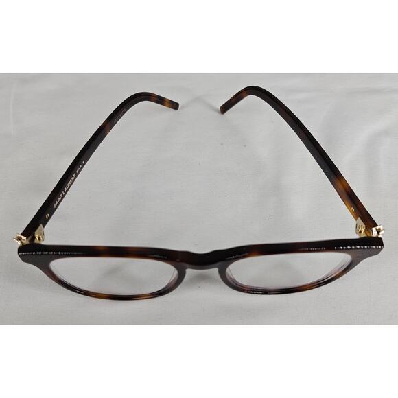SAINT LAURENT PARIS SL M111 HAVANA TORTOISESHELL DESIGNER EYEGLASSES 52-18-145 - Picture 4 of 10